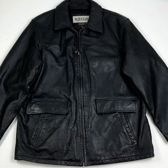 Wilsons Leather Other - Wilsons Leather Classic Black Jacket